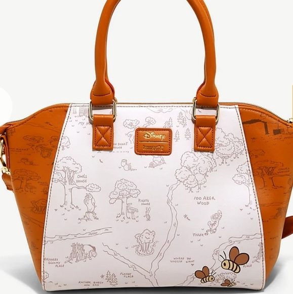 NWT Loungefly Winnie the Pooh Satchel - Picture 2 of 9